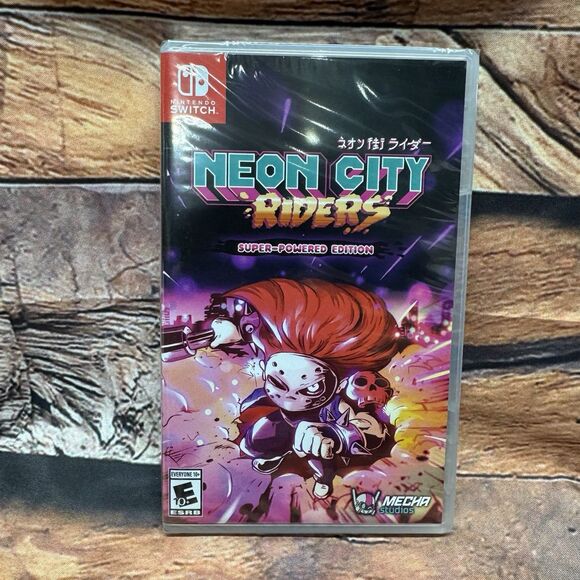 Neon City Riders Super-Powered Edition Nintendo Switch Physical Sealed LRG New - Picture 1 of 6